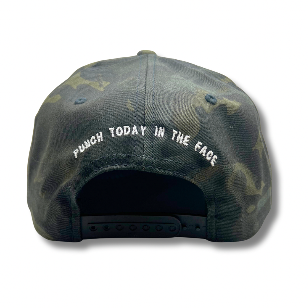 TWD Camo Flat Bill Snapback Hat